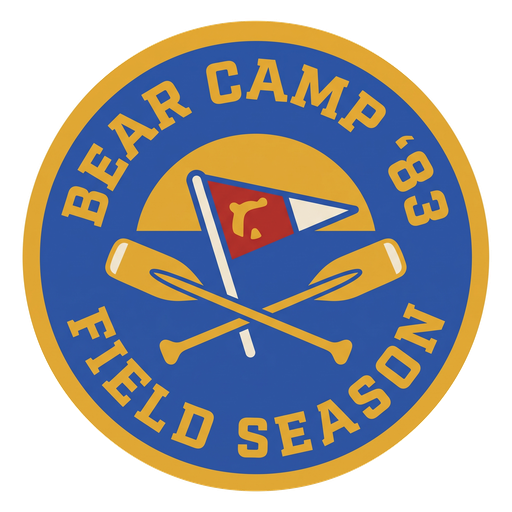 Nominated, under review Bear Camp '83 Field Season badge — nominated, under review