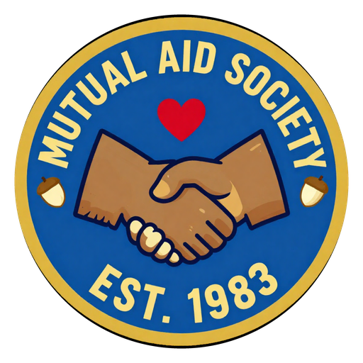 Nominated, under review Mutual Aid Society badge — nominated, under review