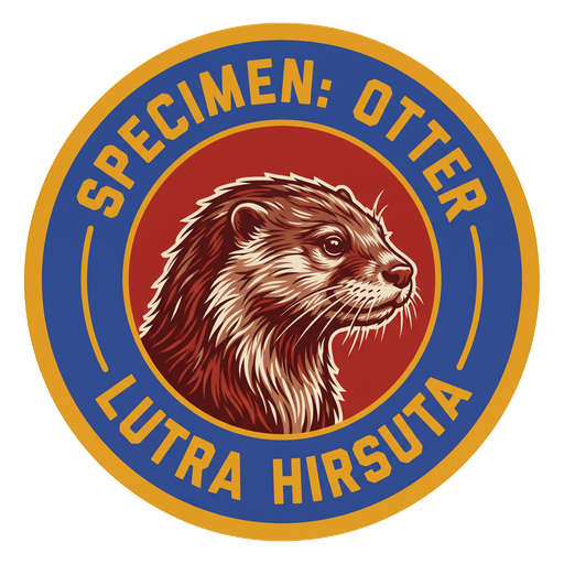 Specimen: Otter badge