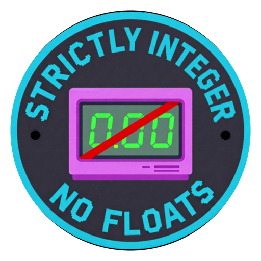 Nominated, under review Strictly Integer Arithmetic badge — nominated, under review